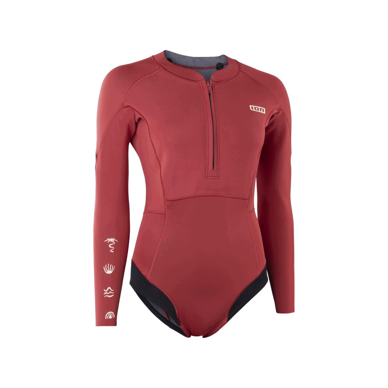 ION Amaze Hot Shorty 1.5 LS Front Zip Womens Wetsuit - Wetsuits